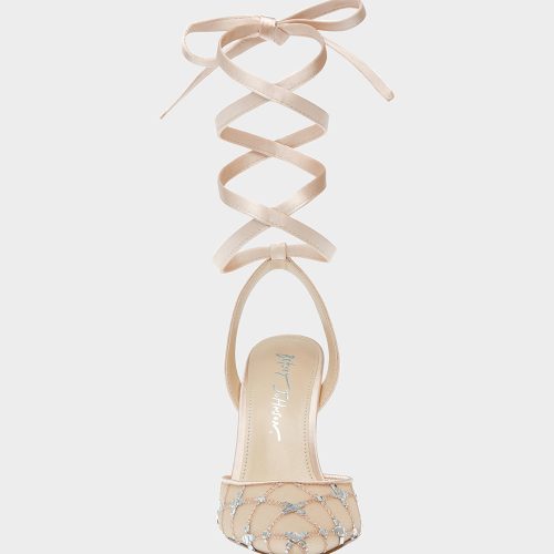 BETSEY JOHNSON SHOES SB ANGEL NUDE FRONT