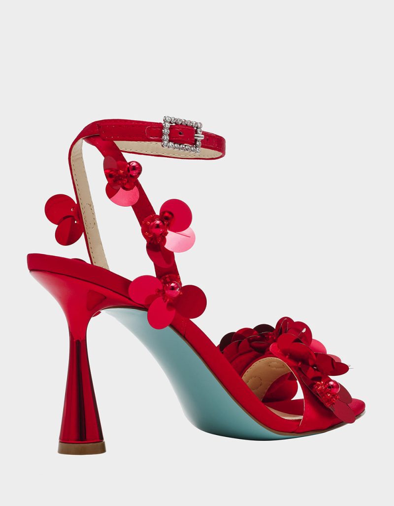 BETSEY JOHNSON SHOES SB ARLO RED ALT1