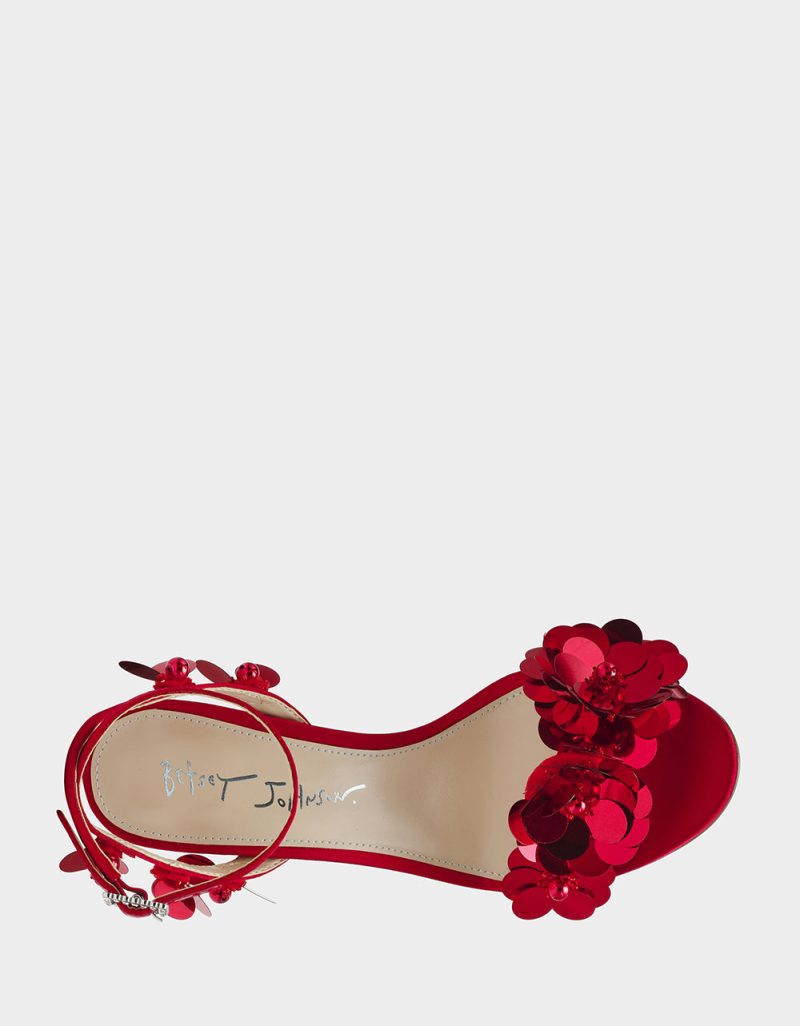 BETSEY JOHNSON SHOES SB ARLO RED TOP