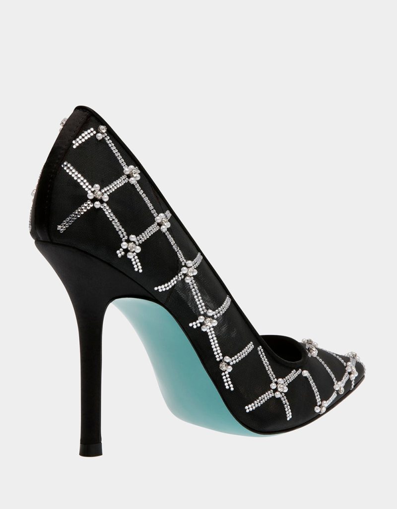 BETSEY JOHNSON SHOES SB CRUZE BLACK ALT1