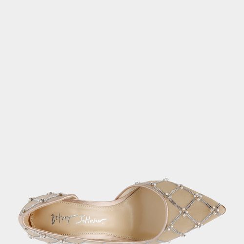 BETSEY JOHNSON SHOES SB CRUZE NUDE TOP