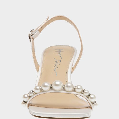 BETSEY JOHNSON SHOES SB DELTA IVORY FRONT