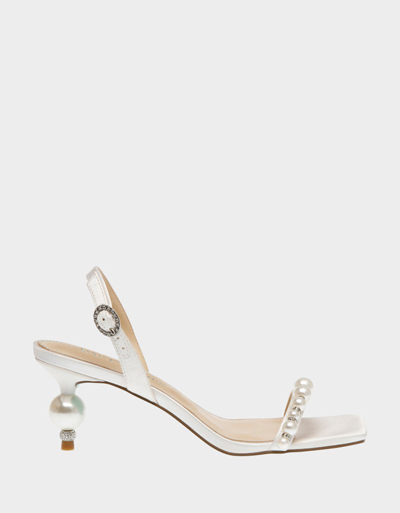 BETSEY JOHNSON SHOES SB DELTA IVORY SIDE