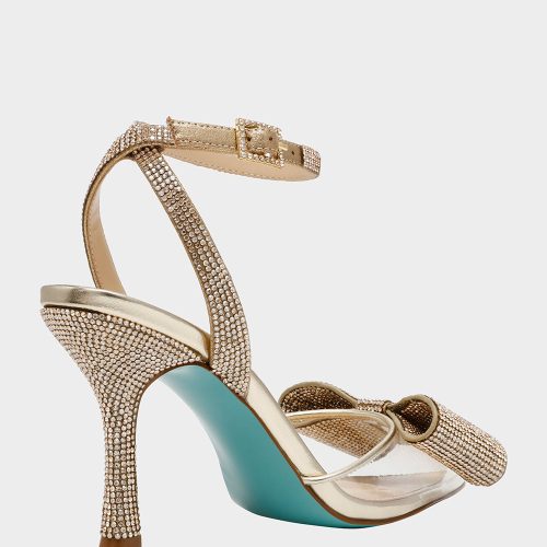 BETSEY JOHNSON SHOES SB HART LT GOLD ALT1