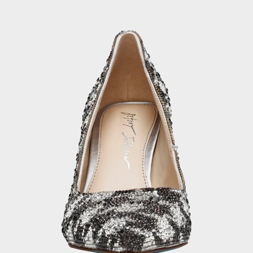 BETSEY JOHNSON SHOES SB JODY HOUNDSTOOTH FRONT