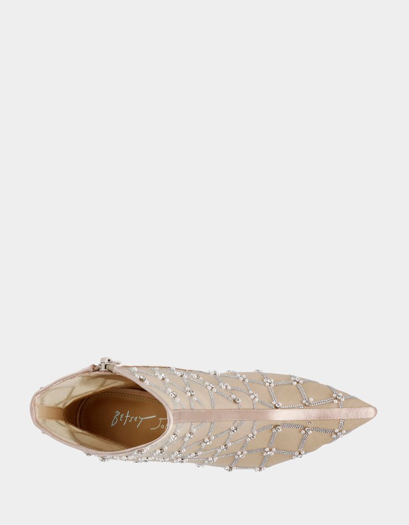 BETSEY JOHNSON SHOES SB LARKK NUDE TOP