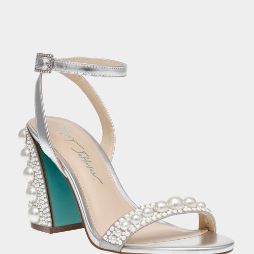 BETSEY JOHNSON SHOES SB LEXI SILVER