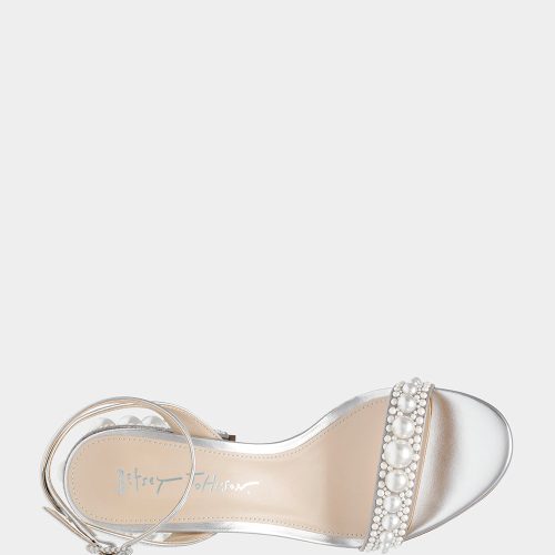 BETSEY JOHNSON SHOES SB LEXI SILVER TOP