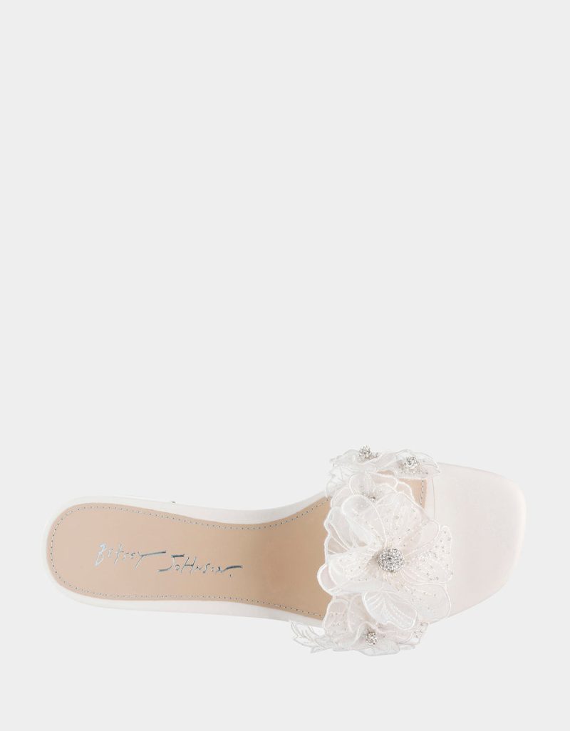 BETSEY JOHNSON SHOES SB LIAM IVORY TOP 1