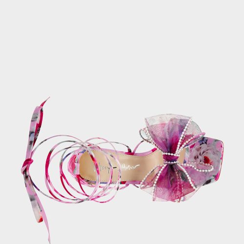 BETSEY JOHNSON SHOES SB MAY PINK FLORAL TOP