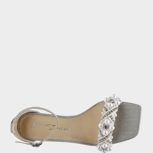 BETSEY JOHNSON SHOES SB MILO SILVER TOP