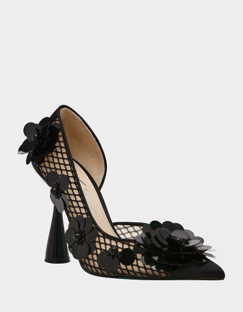 BETSEY JOHNSON SHOES SB NASH BLACK