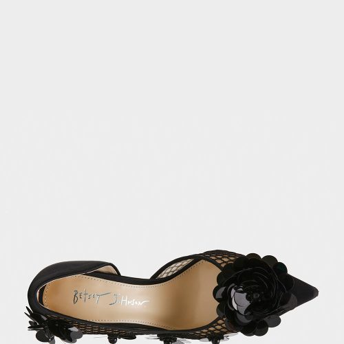 BETSEY JOHNSON SHOES SB NASH BLACK TOP