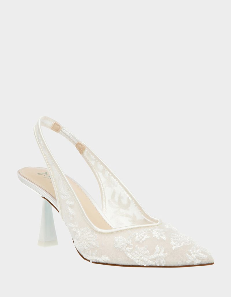 BETSEY JOHNSON SHOES SB NIKKI IVORY