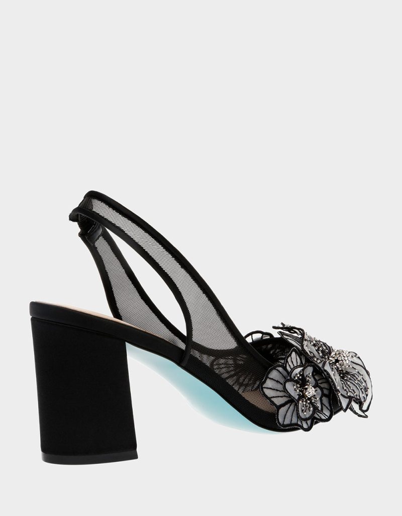 BETSEY JOHNSON SHOES SB PETRA BLACK ALT1