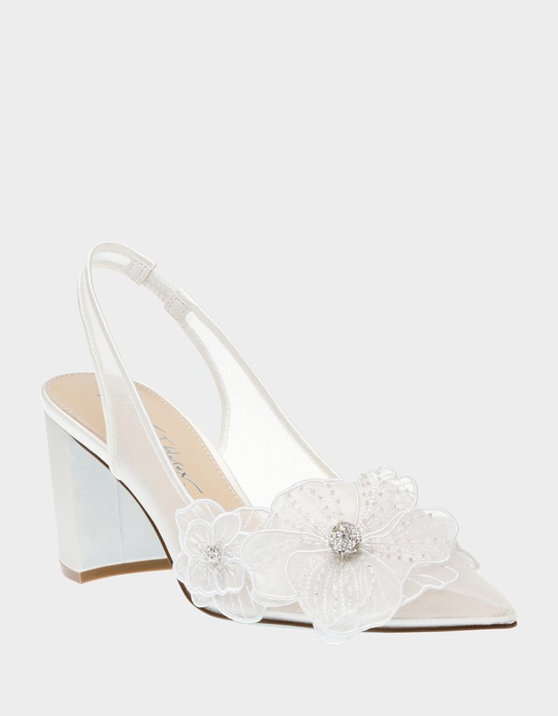 BETSEY JOHNSON SHOES SB PETRA IVORY