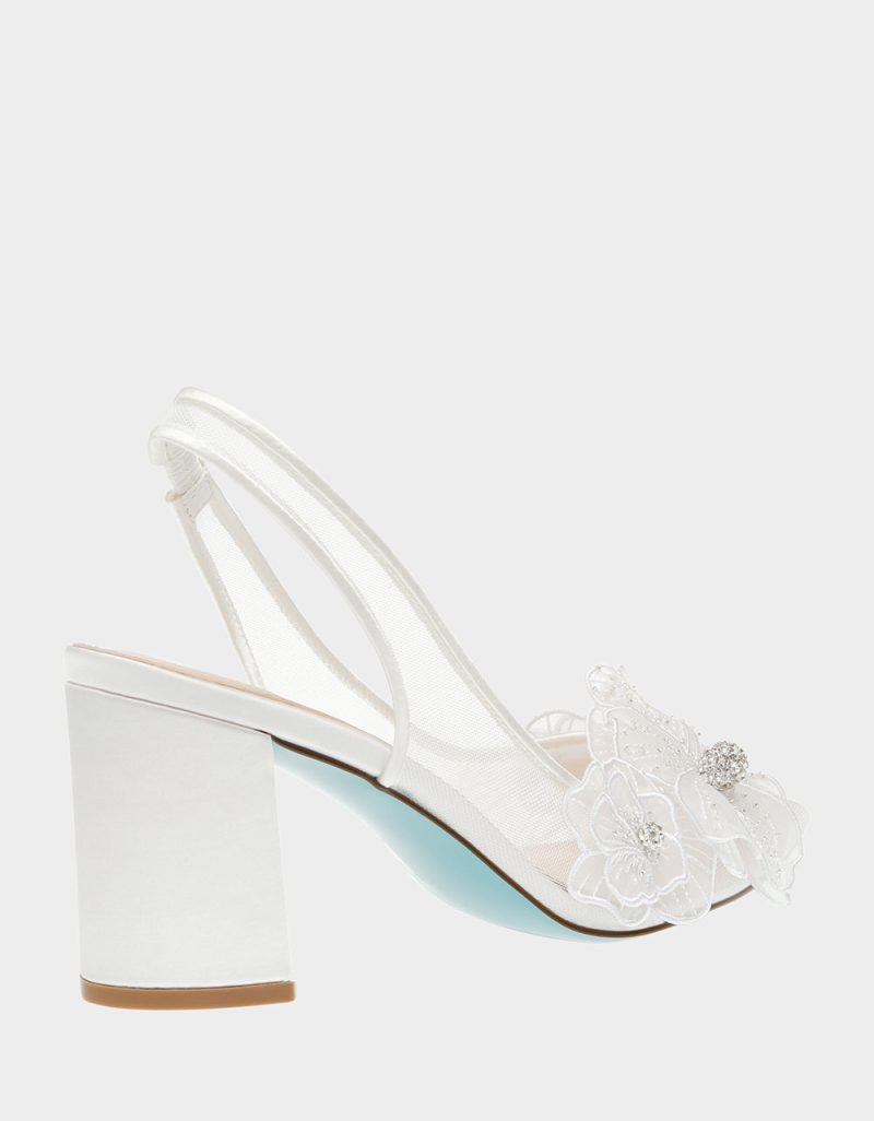 BETSEY JOHNSON SHOES SB PETRA IVORY ALT1