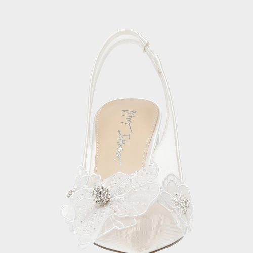 BETSEY JOHNSON SHOES SB PETRA IVORY FRONT