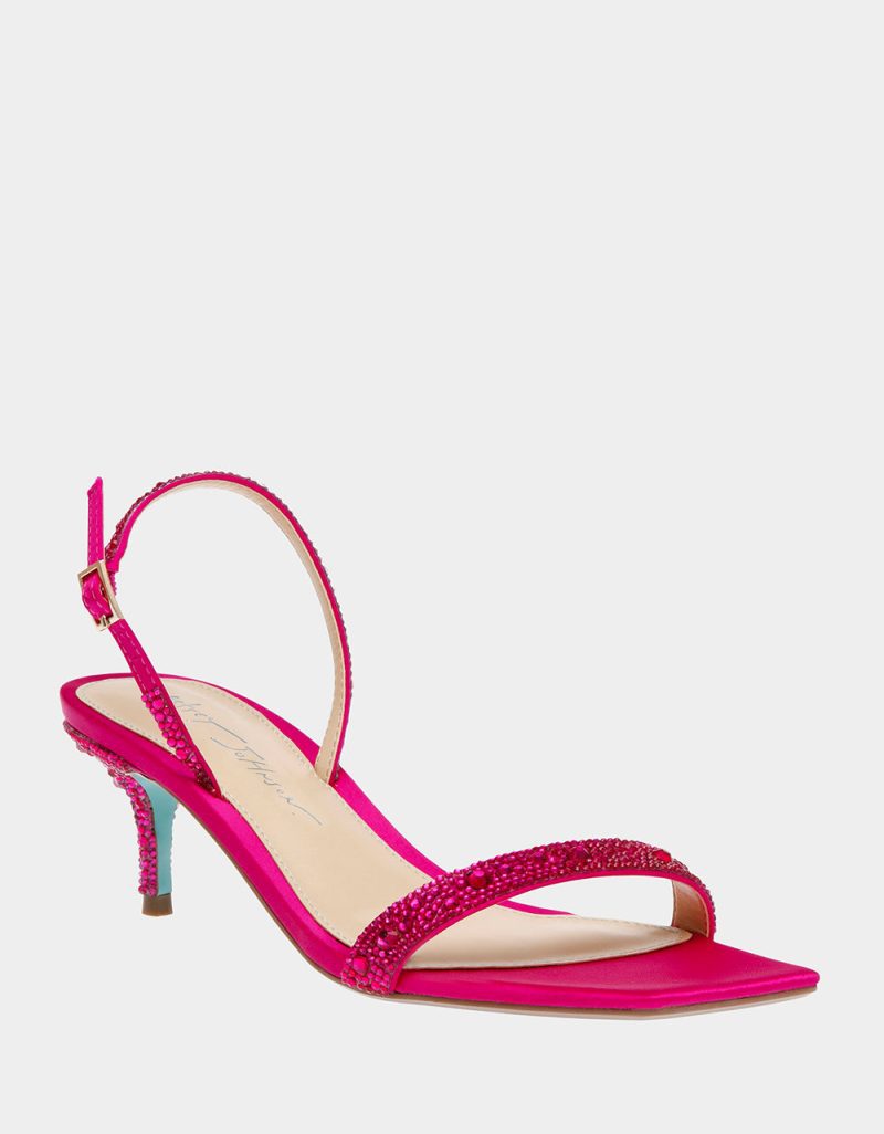 BETSEY JOHNSON SHOES SB REBEL FUCHSIA