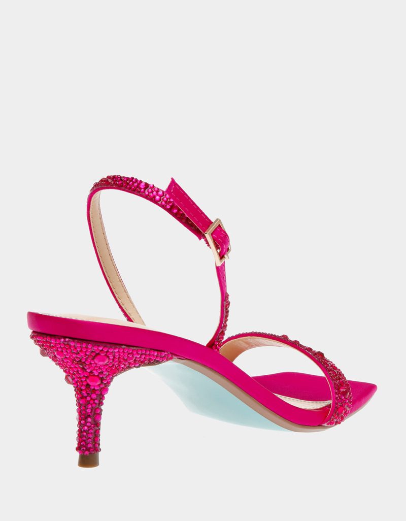 BETSEY JOHNSON SHOES SB REBEL FUCHSIA ALT1