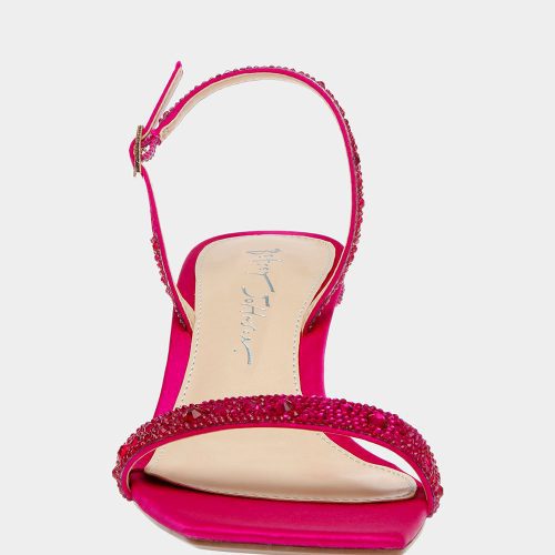 BETSEY JOHNSON SHOES SB REBEL FUCHSIA FRONT 1