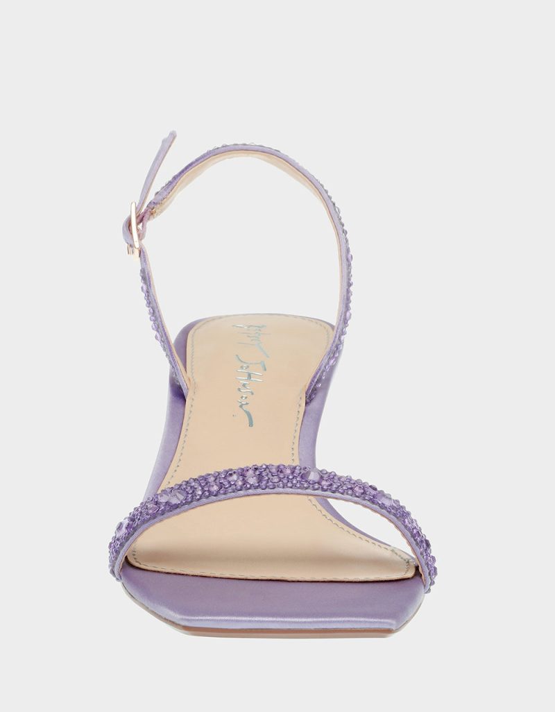 BETSEY JOHNSON SHOES SB REBEL LAVENDER FRONT 1