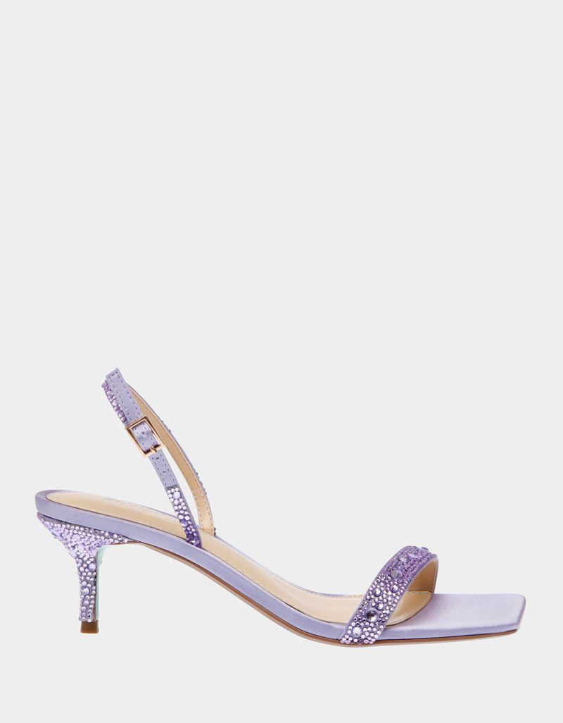 BETSEY JOHNSON SHOES SB REBEL LAVENDER SIDE 1