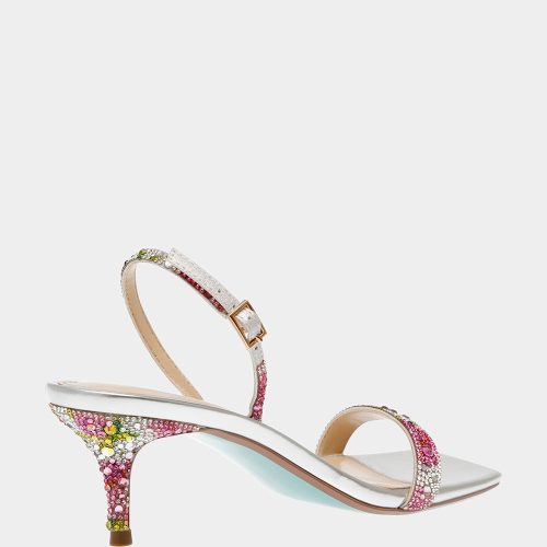 BETSEY JOHNSON SHOES SB REBEL RHINESTONE FLORAL ALT1