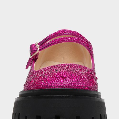 BETSEY JOHNSON SHOES SB RICO FUCHSIA FRONT 1