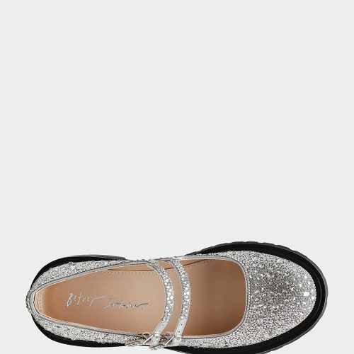 BETSEY JOHNSON SHOES SB RICO SILVER TOP 1