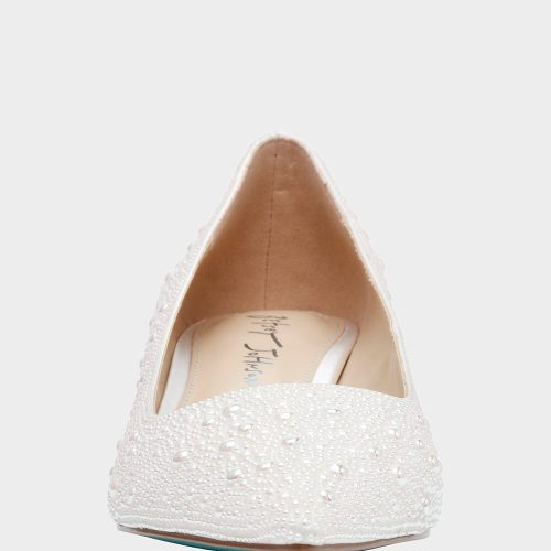 BETSEY JOHNSON SHOES SB SCOUT PEARL FRONT