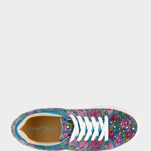 BETSEY JOHNSON SHOES SB SIDNY BLUE POPPY TOP