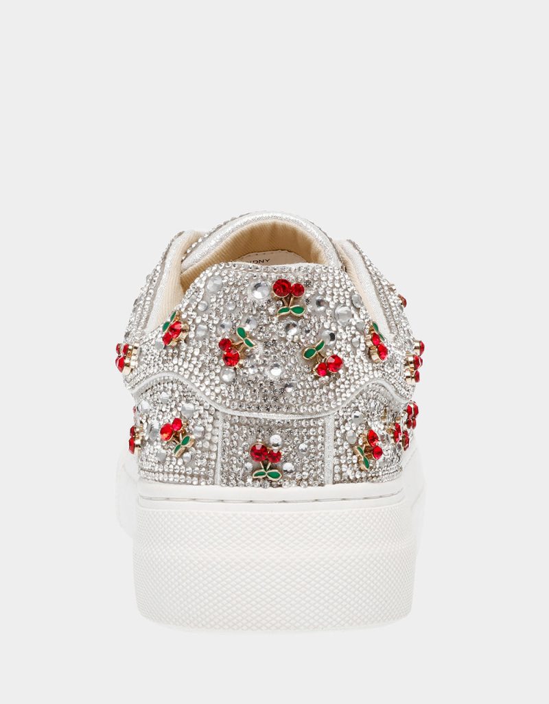 BETSEY JOHNSON SHOES SB SIDNY CHERRY MULTI BACK