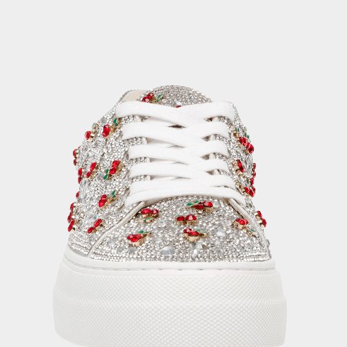 BETSEY JOHNSON SHOES SB SIDNY CHERRY MULTI FRONT