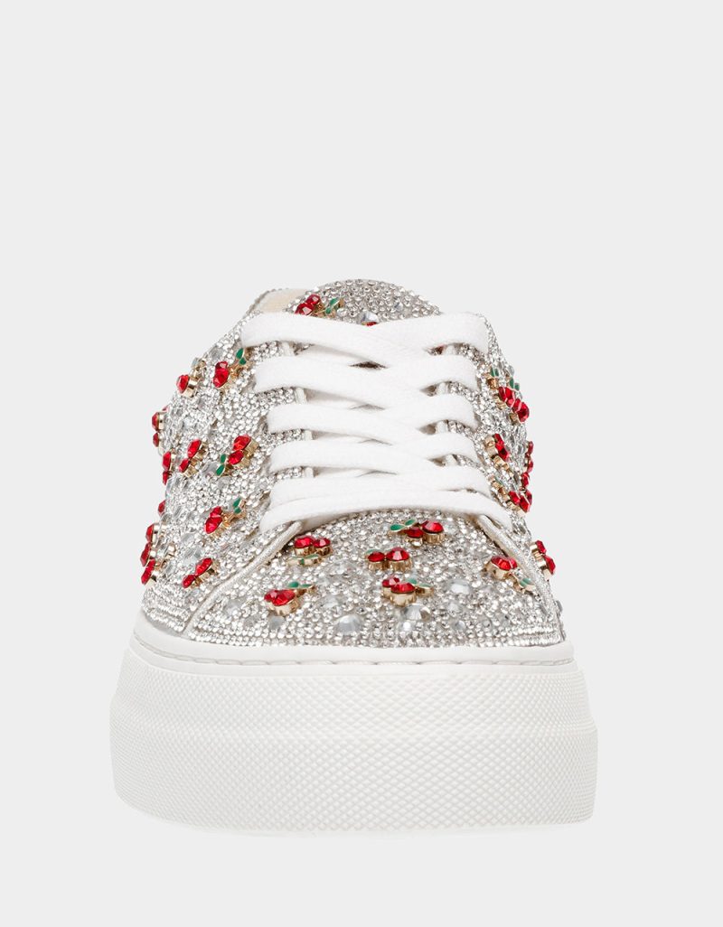 BETSEY JOHNSON SHOES SB SIDNY CHERRY MULTI FRONT