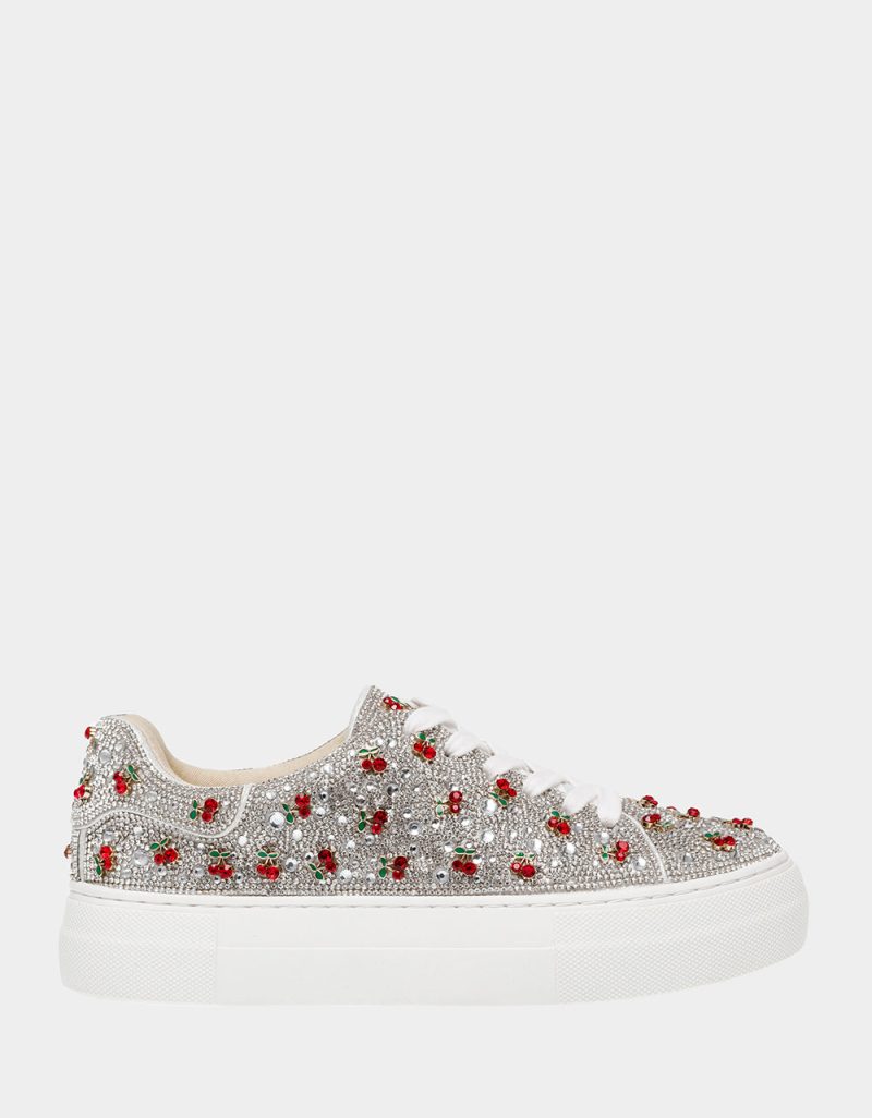 BETSEY JOHNSON SHOES SB SIDNY CHERRY MULTI SIDE