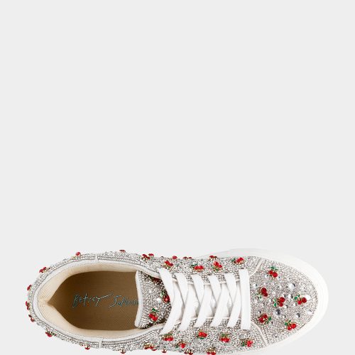 BETSEY JOHNSON SHOES SB SIDNY CHERRY MULTI TOP