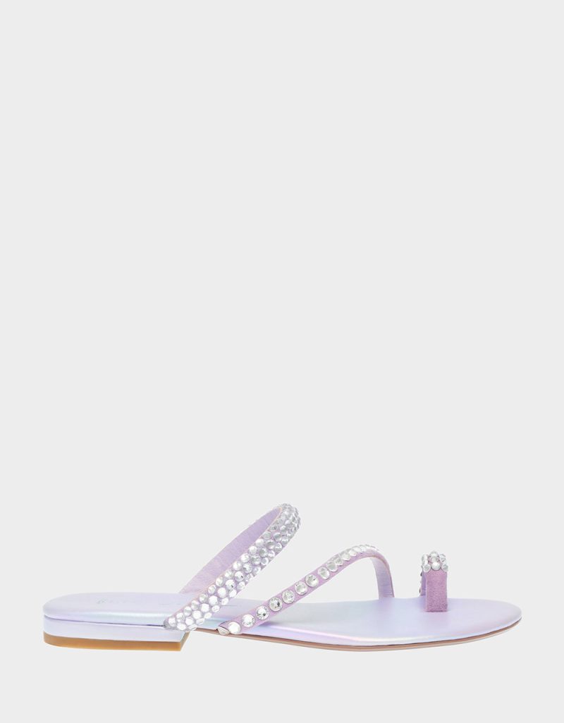 BETSEY JOHNSON SHOES SB SILAS LAVENDER SIDE