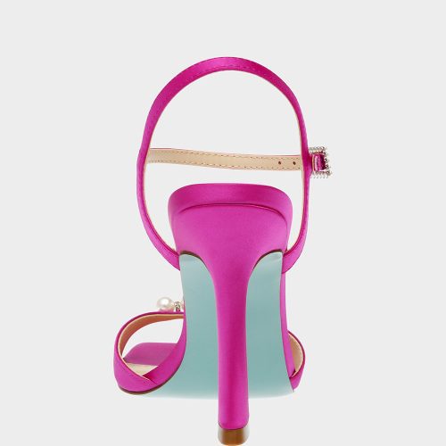 BETSEY JOHNSON SHOES SB STORY FUCHSIA BACK