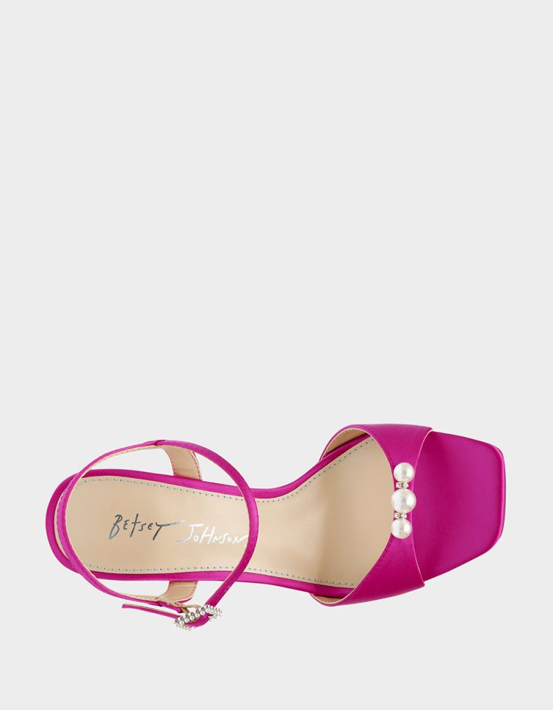 BETSEY JOHNSON SHOES SB STORY FUCHSIA TOP