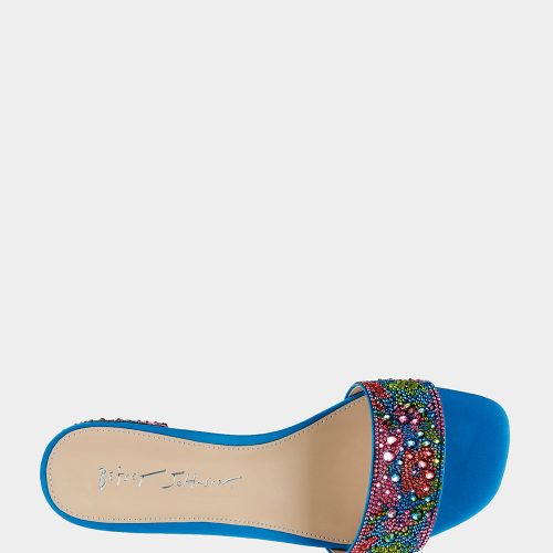 BETSEY JOHNSON SHOES SB SUNNY BLUE POPPY TOP