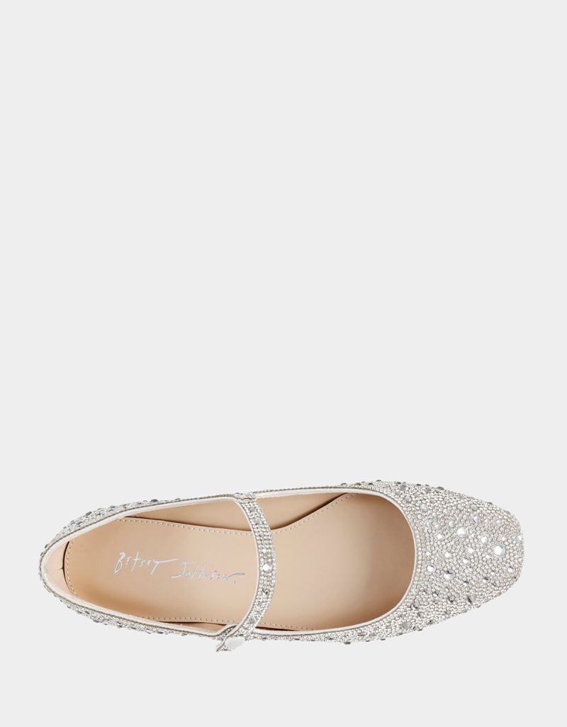 BETSEY JOHNSON SHOES SB TESS SILVER TOP