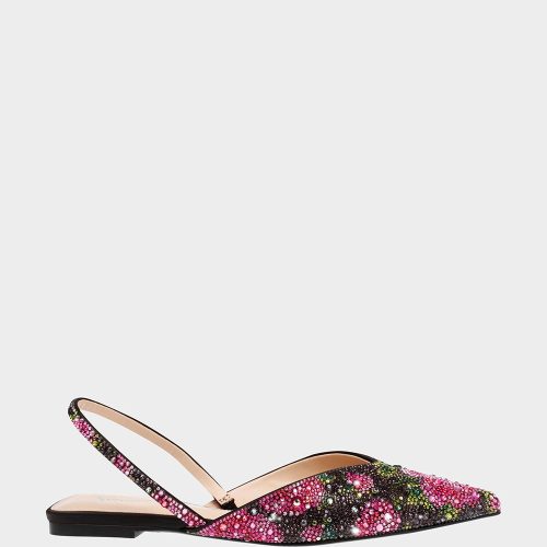 VANCE BLACK/PINK FLORAL - SHOES - Betsey Johnson