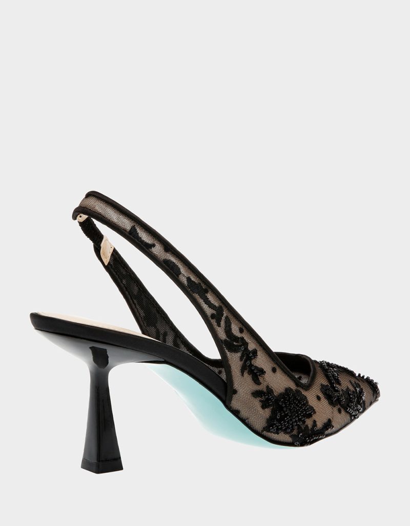 BETSEY JOHNSON SHOES TS80260 BLACK ALT1