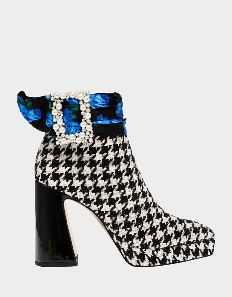 IDRIS BLACK/WHITE - SHOES - Betsey Johnson