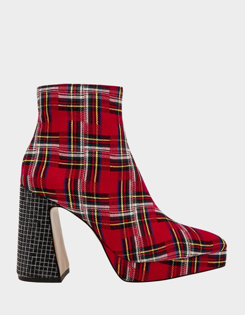 RAYLAN RED PLAID - SHOES - Betsey Johnson