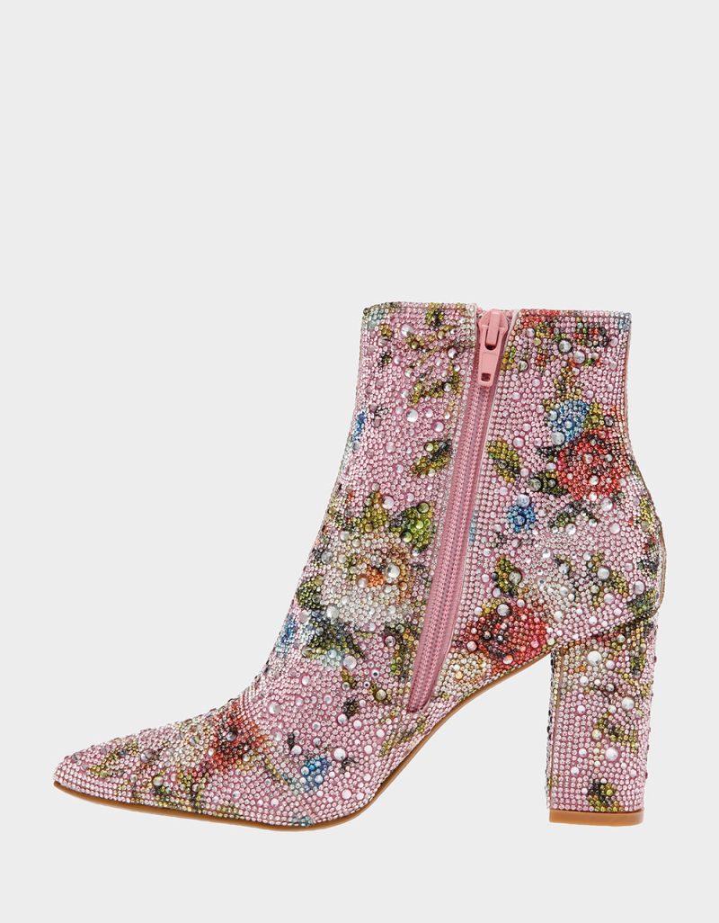 BETSEYJOHNSON BOOTIES SB CADYF FLORALMULTI INSIDE