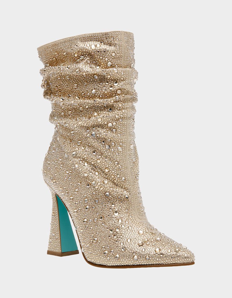 BETSEYJOHNSON BOOTIES TS99120 GOLD