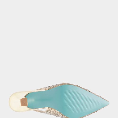 BETSEYJOHNSON SANDALS SB CLARK LIGHT GOLD BOTTOM