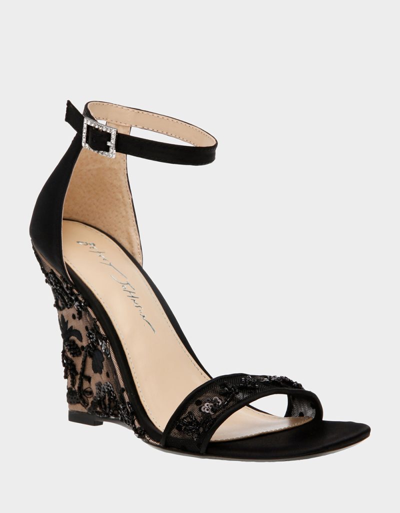 BETSEYJOHNSON SANDALS SB IVAN BLACK BLACK